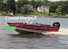 Tablet Screenshot of coastalmarine.com